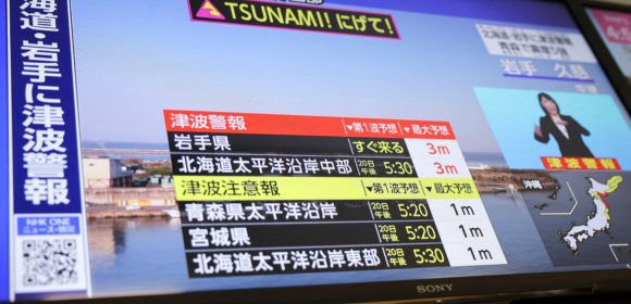 Grande terremoto atinge Japão e dispara alertas de tsunami