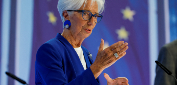 Lagarde minimiza temores de inflação de segunda ordem
